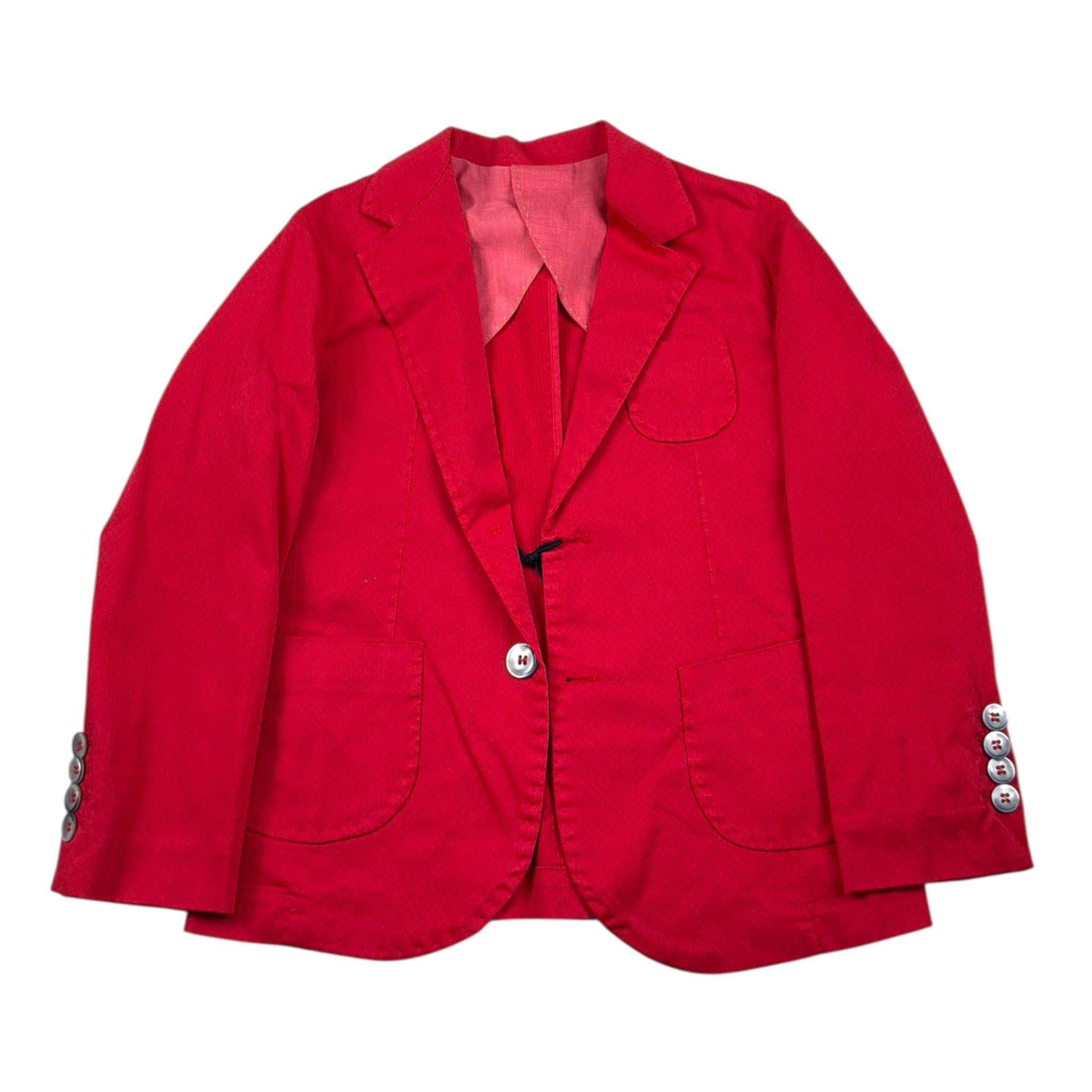 Manuell & Frank Giacca Tinta Unita per Bambino MF6108B ROSSO MANUELL & FRANK 