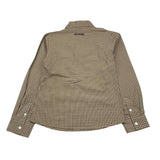 MOSCHINO camicia tinta unita con microfantasia Beige per Bambino HDC02A BEIGE MOSCHINO 