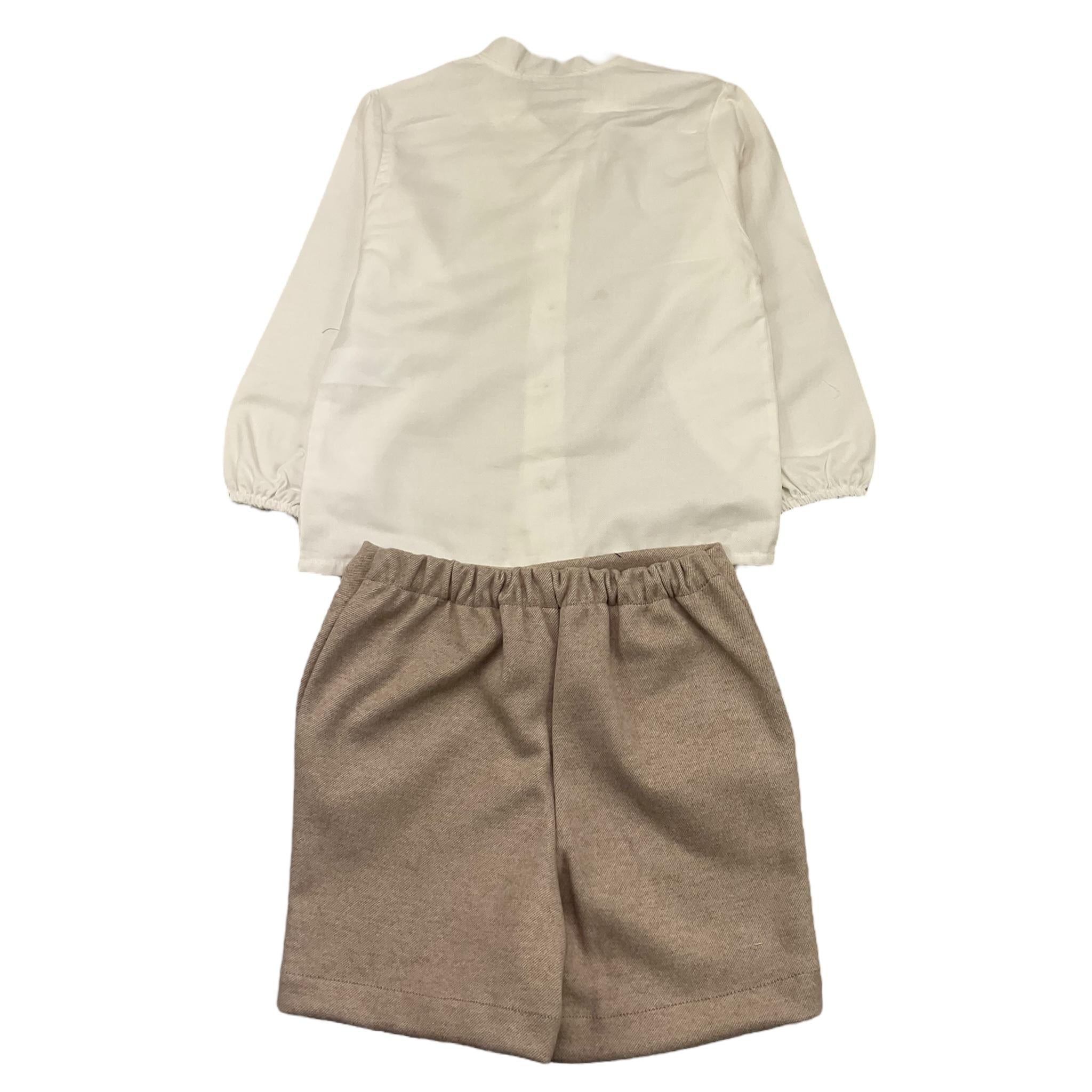 CALAMARO completo 2 pezzi camicia-bermuda Sabbia per Neonato 11076 SABBIA CALAMARO 