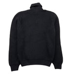 BALMAIN maglia collo alto tinta unita con bottoni in contrasto Nero per Bambina 6R9B40 NERO BALMAIN 