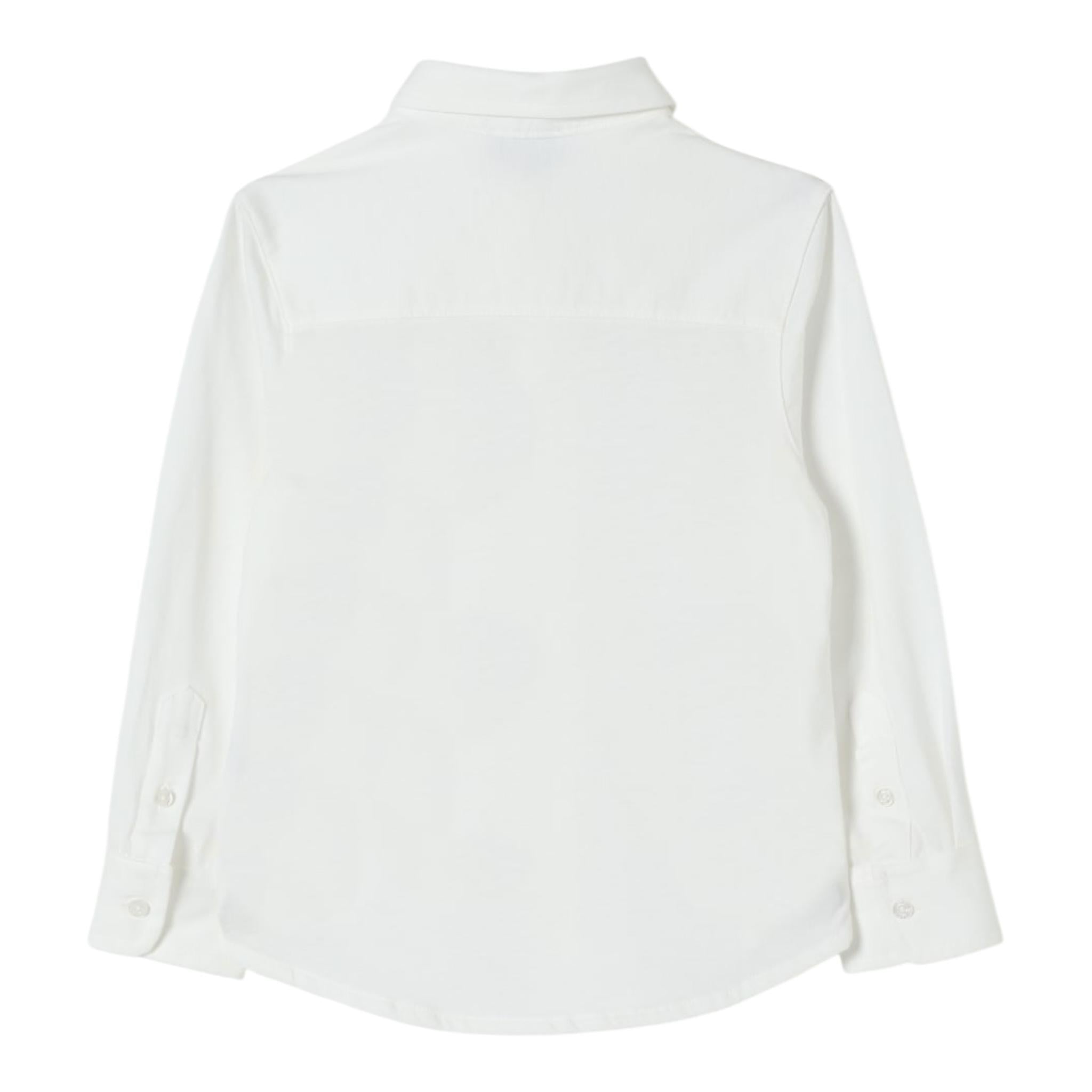 Fay Camicia Tinta Unita Manica Lunga per Bambino FW5P00 BIANCO FAY 