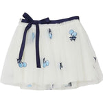 Liu Jo Gonna Tinta Unita In Tulle con Ricami per Bambina KA5043 BIANCO LIU JO 