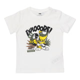 I Do T-Shirt Girocollo Tinta Unita con Stampa per Bambino 4B459 BIANCO I DO 