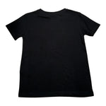 Please T-Shirt Girocollo tinta unita con Stampa Nero per Bambino MBC6030B72 NERO PLEASE 