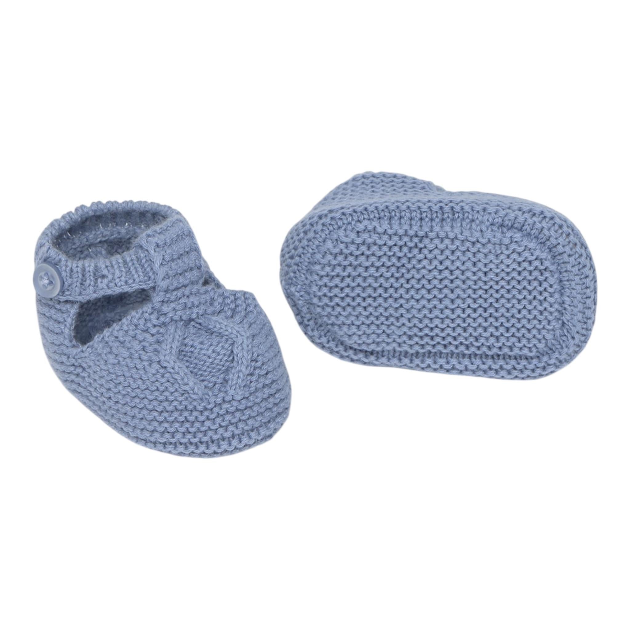 Mayoral Babbucce Tinta Unita per Neonato 990836 BLU MAYORAL 