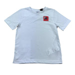 K-Way T-Shirt Girocollo Tinta Unita con Stampa per Bambino K3148NW BIANCO K-WAY 