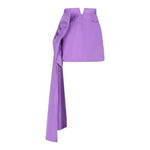 Fun & Fun Gonna Tinta Unita con Fiocco per Bambina FNCJSK16389 GLICINE FUN & FUN 