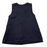 LE BEBE' abito giromanica tinta unita cn fiocco Blu per Neonata LBG6108 BLU LE BEBE' 