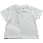 Moschino T-Shirt Girocollo Tinta Unita con Logo per Neonato MYM047 BIANCO MOSCHINO 