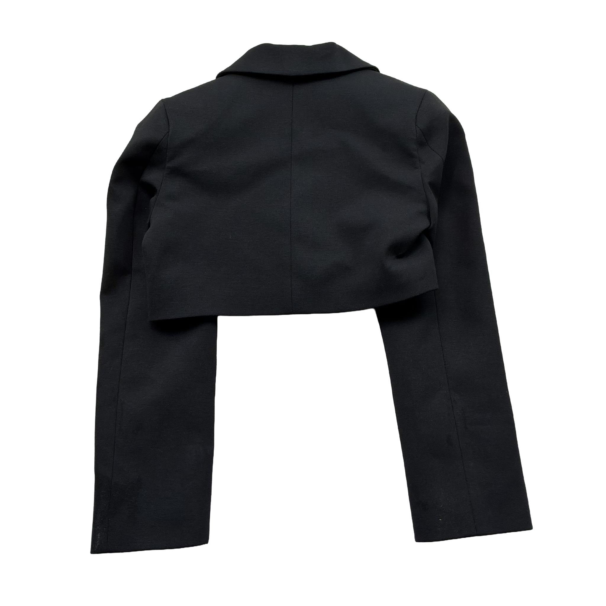 Just Cavalli Giacca Modello Crop Tinta Unita per Bambina JGP26059GC NERO JUST CAVALLI 