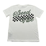 Please T-Shirt Girocollo Tinta Unita con Stampa per Bambino MBF2030B72X BIANCO PLEASE 