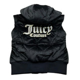 Juicy Couture Giubbino Modello Smanicato Tinta Unita con Zip per Bambina JBX6520 NERO JUICY COUTURE 