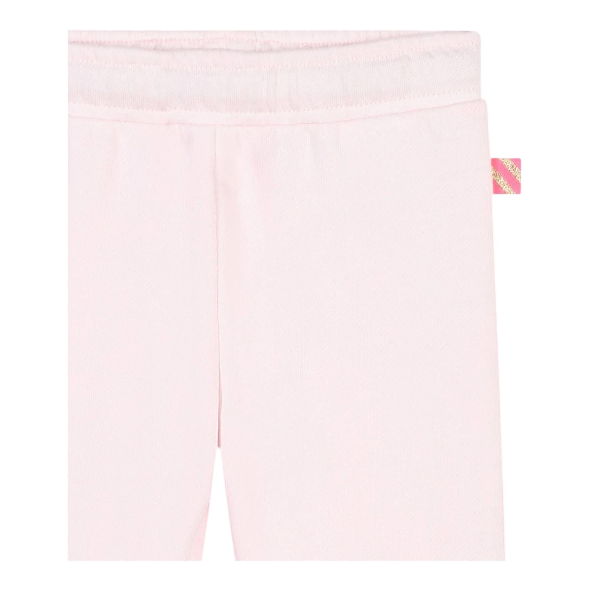BillIEBLUSH pantalone tuta tinta unita con paillettes Rosa per Neonata U20533 ROSA BillIEBLUSH 