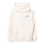 TOMMY HILFIGER felpa tinta unita con cappuccio e stampa Panna per Bambino KB0KB09193 PANNA TOMMY HILFIGER 