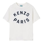 Kenzo T.Shirt Girocollo Tinta Unita con Logo per Bambino K61163 BIANCO KENZO 