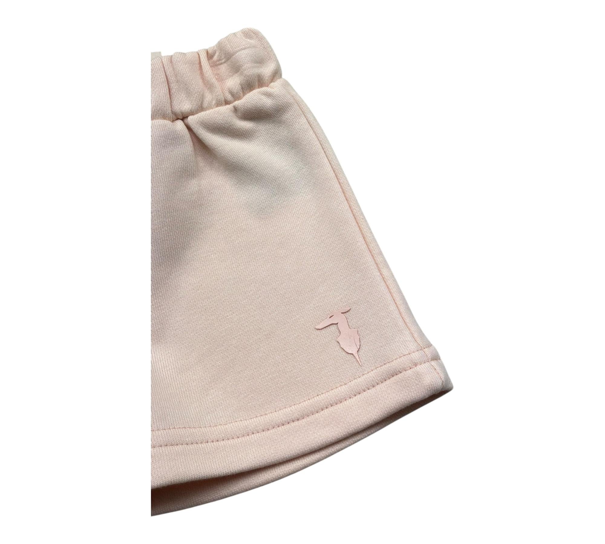 Trussardi Short Tinta Unita con Logo per Neonata TIP26024SH ROSA TRUSSARDI 