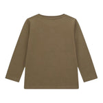 GUESS shirt girocollo tinta unita con stampa Verde per Neonato N4BI20I3Z14N VERDE GUESS 