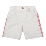 Fay Bermuda Tinta Unita con Profili In Contrasto per Bambino 5Q6049 BEIGE FAY 