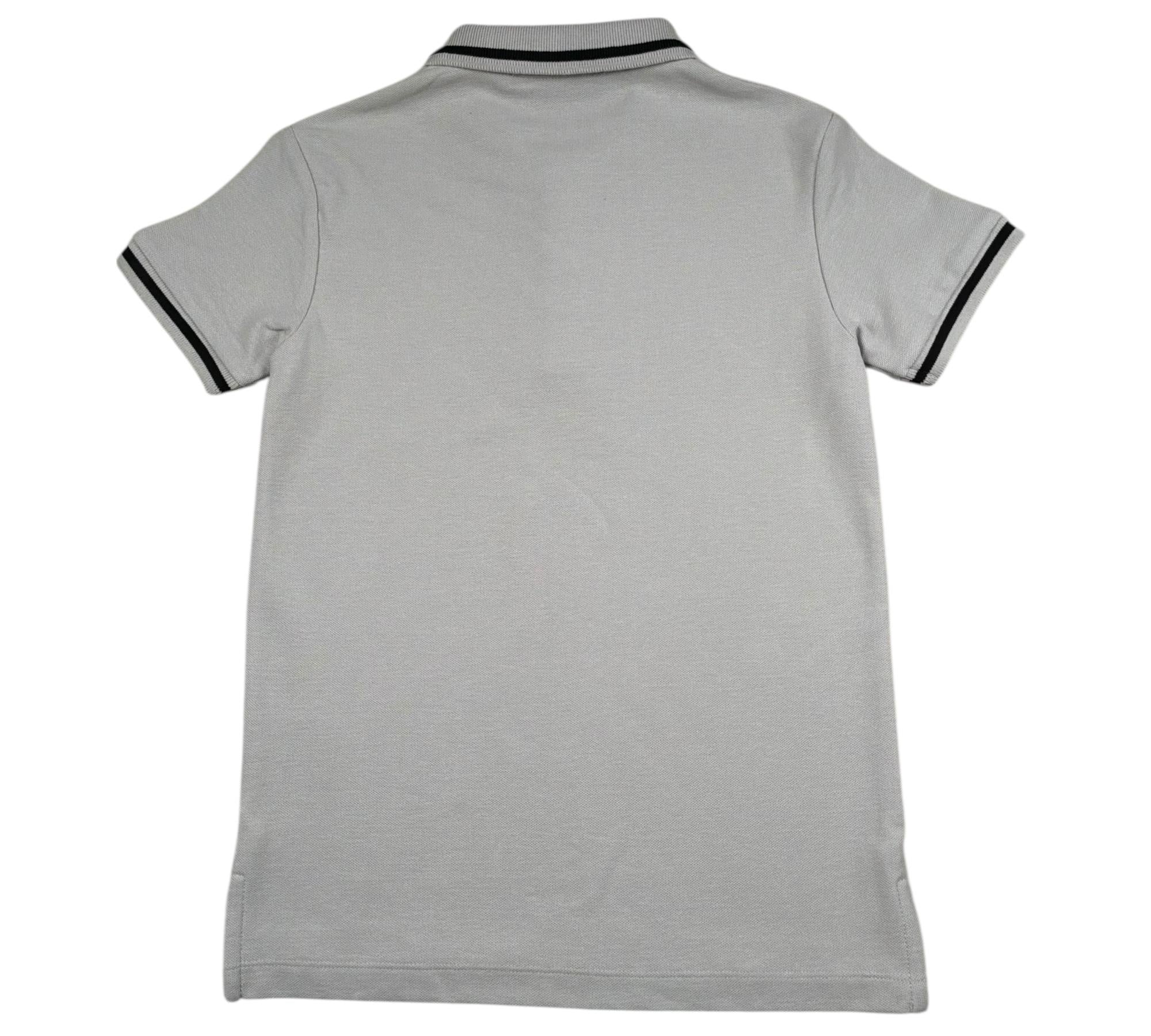 John Richmond Polo Mezza Manica Tinta Unita con Logo per Bambino RBP26022PO GRIGIO JOHN RICHMOND 