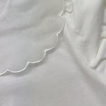 U+È T-Shirt Tinta Unita con Colletto per Bambina UE1773 BIANCO U+è 