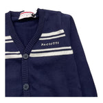 CESARE PACIOTTI cardigan tinta unita con logo Blu per Neonato MGP5361BN BLU CESARE PACIOTTI 
