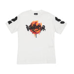 Disclaimer T-Shirt Girocollo tinta unita con Stampe Bianco per Bambino 25EDK58446X BIANCO DISCLAIMER 