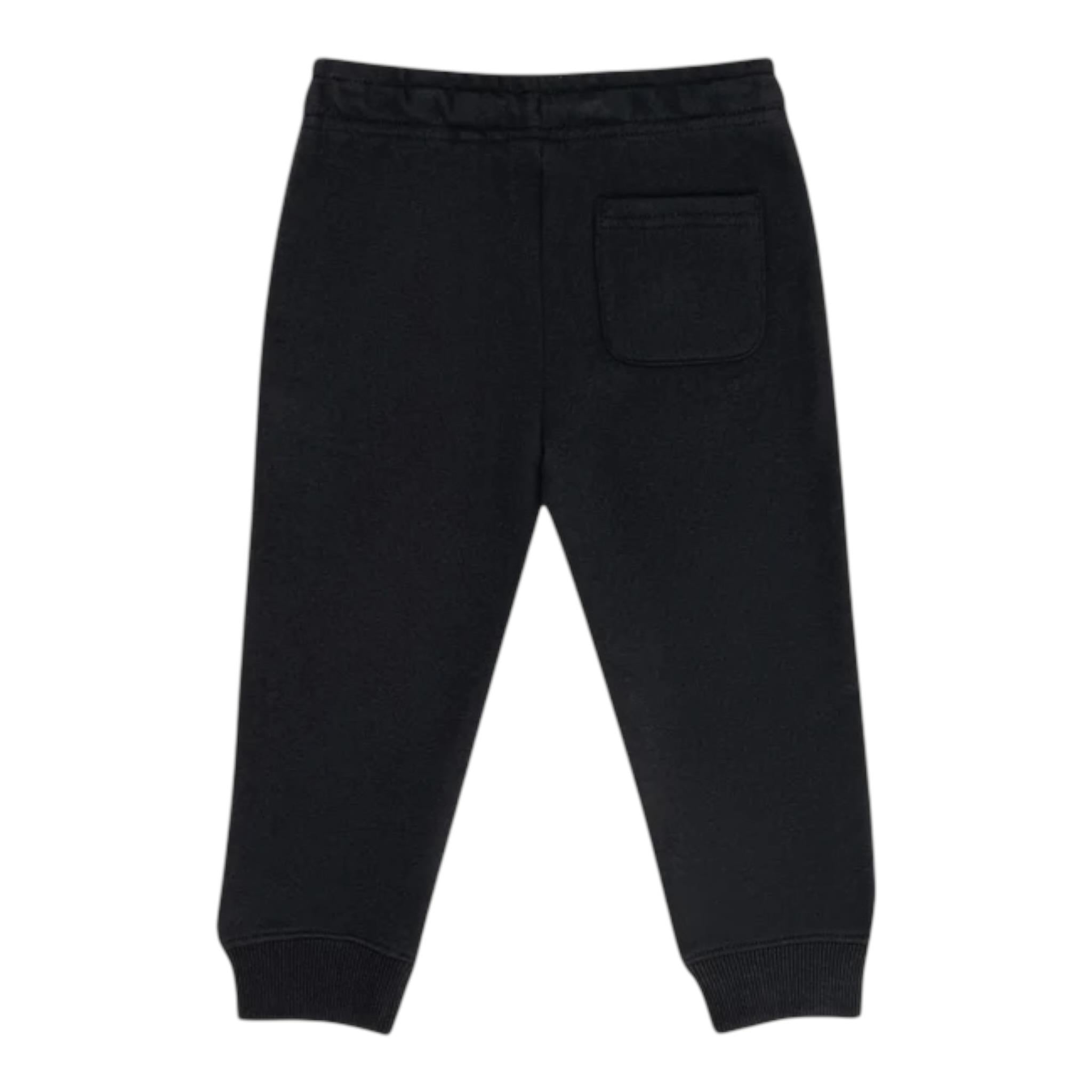 New Balance Pantalone Tuta Tinta Unita con Logo per Bambino LAKB0063 NERO NEW BALANCE 