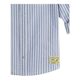 Scotch & Shrunk Camicia Bicolore con Fantasia A Righe per Bambino 179464 BIANCO SCOTCH & SHRUNK 