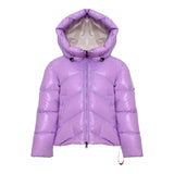 AFTER LABEL giubbino tinta unita con cappuccio Lilla per Bambina 3441O0005 LILLA AFTER LABEL 