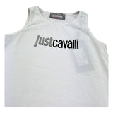Just Cavalli Canotta Tinta Unita con Stampa per Bambina JGP26008CN BIANCO JUST CAVALLI 