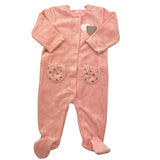 MAYORAL tutina tinta unita in velluto Rosa per Neonata 27388 ROSA MAYORAL 