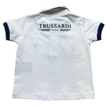 Trussardi Polo Mezza Manica Tinta Unita per Neonato TIP26102PO BIANCO TRUSSARDI 