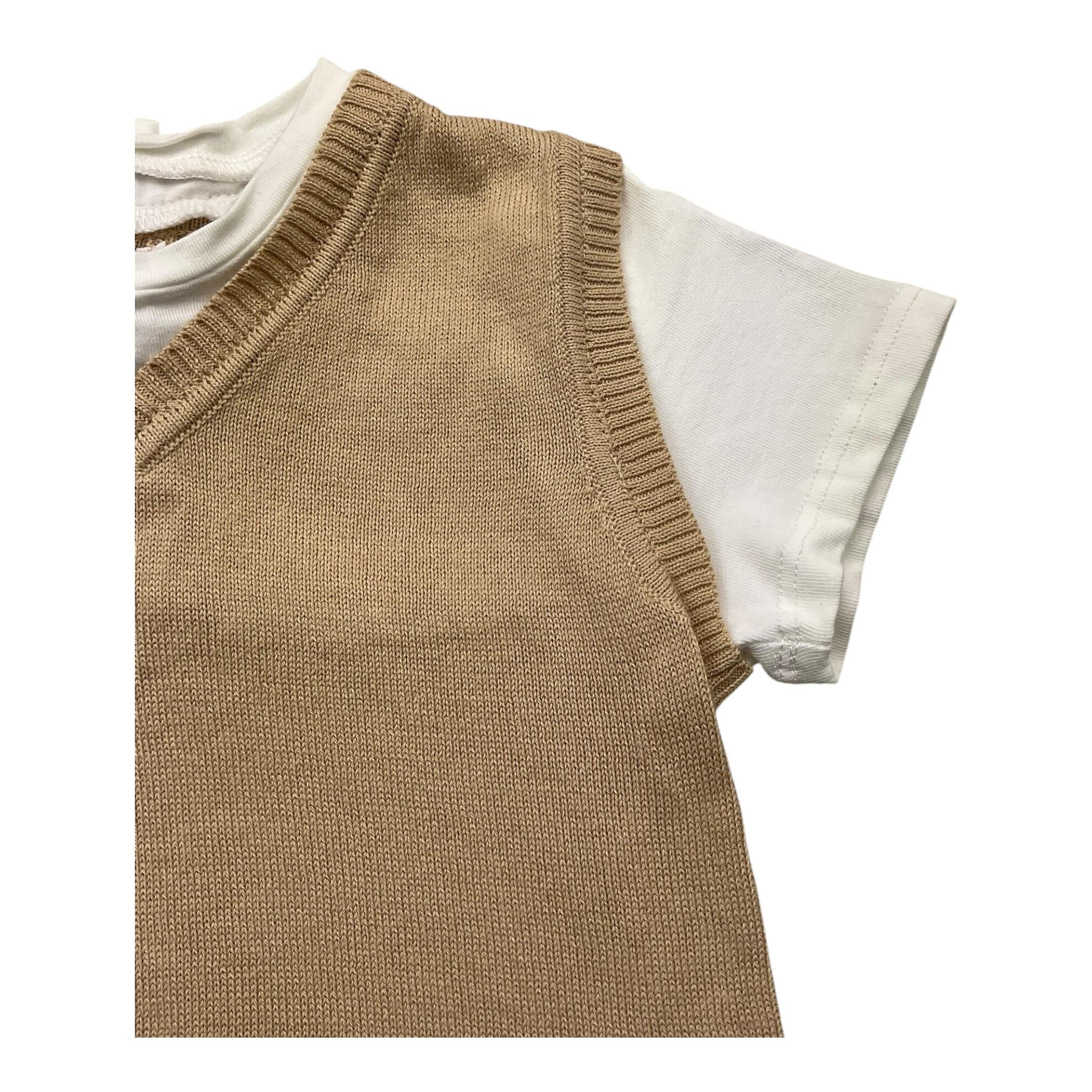 LE BEBE' LBB4509BIANCO/BEIGE