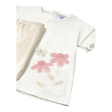 Mayoral Completo 2 Pezzi T-Shirt-Leggins per Neonata 173486 BIANCO MAYORAL 