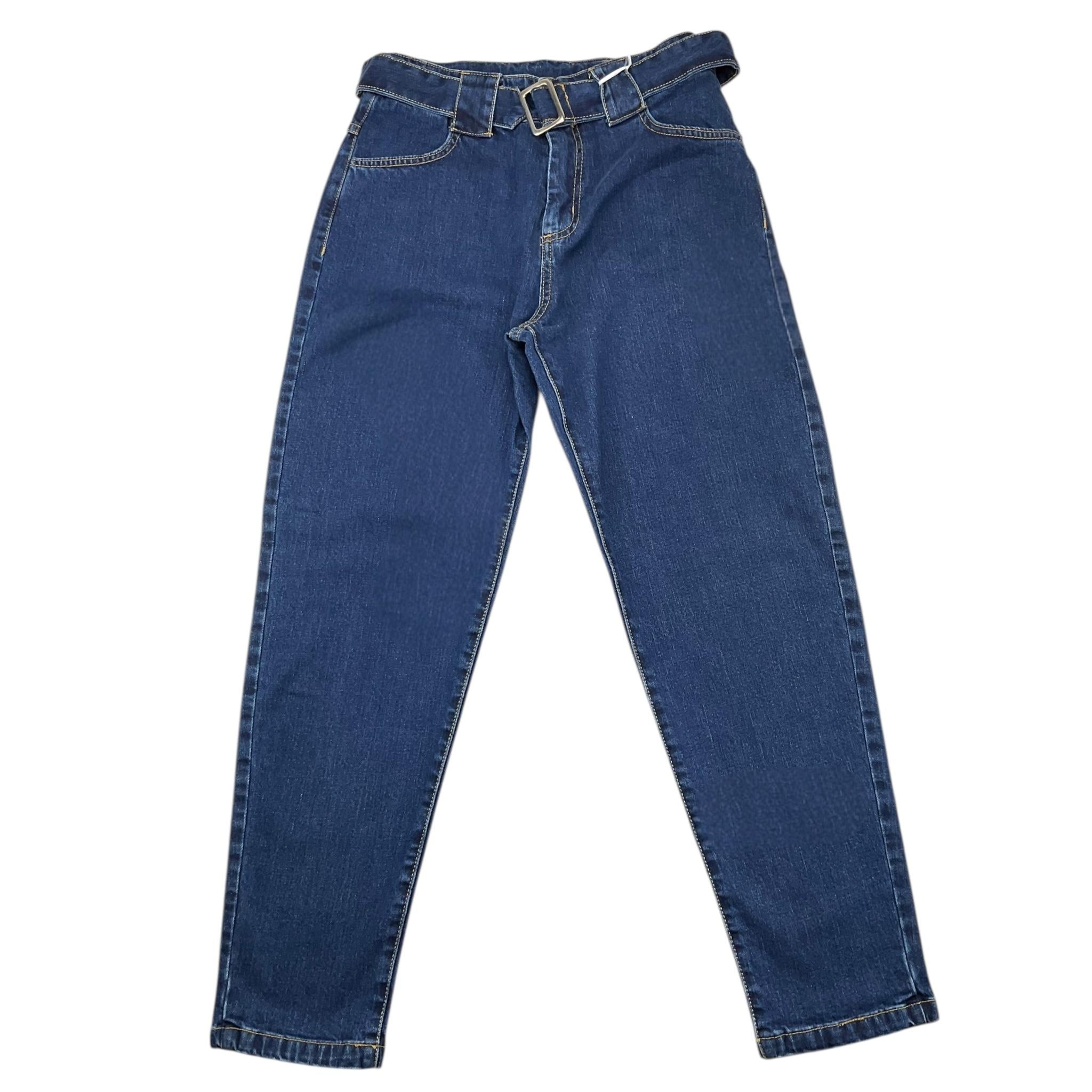 FUN & FUN jeans tinta unita con cintura Blu per Bambina FCJPT12913 BLU FUN & FUN 