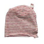 Lalalu' Cappello Tinta Unita con Fantasia A Righe per Neonata CAL7M BIANCO LALALU' 