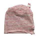 Lalalu' Cappello Tinta Unita con Fantasia A Righe per Neonata CAL7M BIANCO LALALU' 