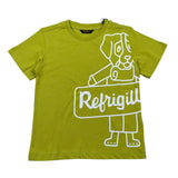 Refrigiwear T-Shirt Girocollo Tinta Unita con Stampa per Bambino 433TRMBS25 VERDE REFRIGIWEAR 