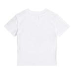 Tommy Hilfiger T-Shirt Girocollo Tinta Unita con Logo per Neonato KN0KN02024X BIANCO TOMMY HILFIGER 