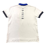 Yours Polo Mezza Manica Tinta Unita Con Profili In Contrasto Bianco Per Bambino