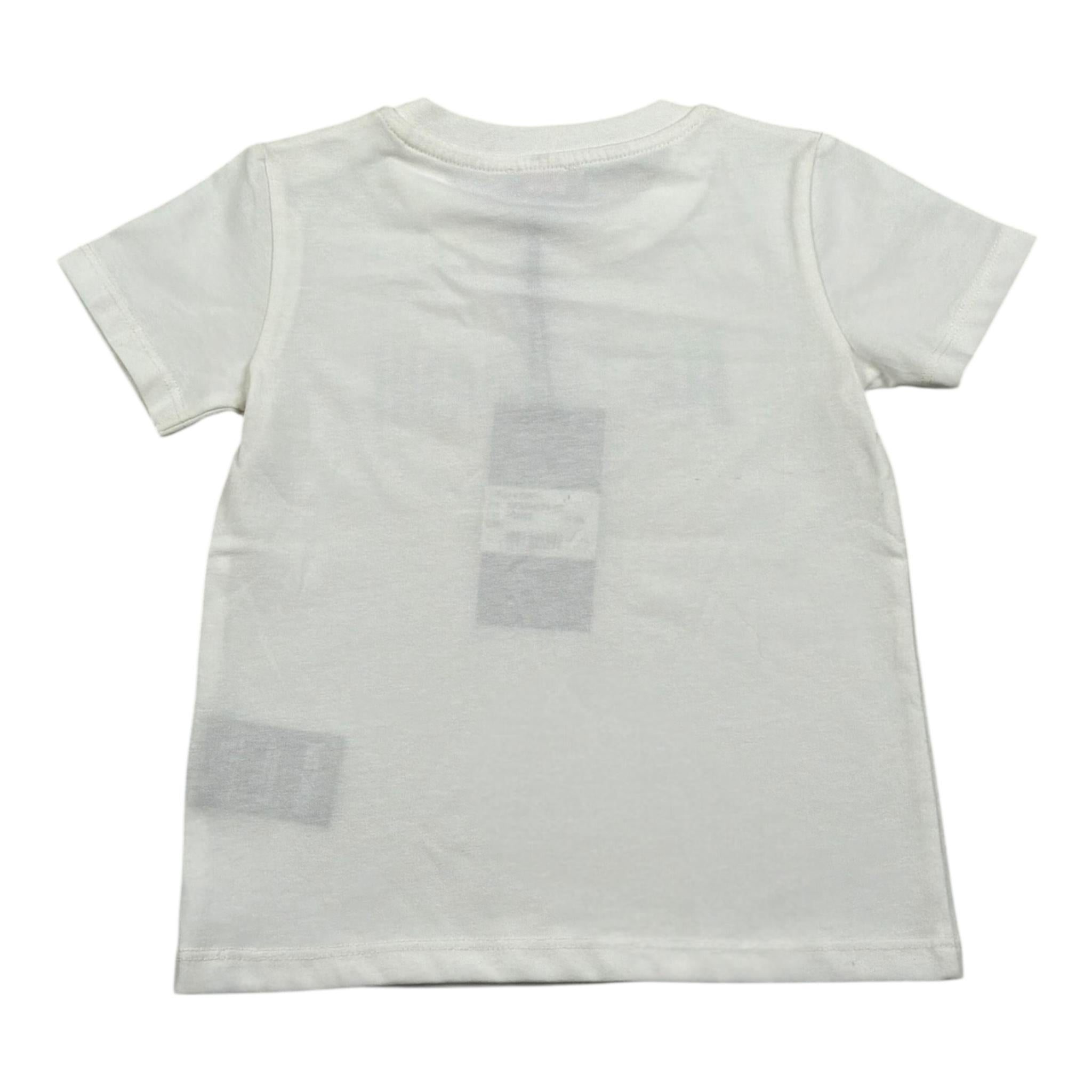 Just Cavalli T-Shirt Girocollo Tinta Unita con Stampa per Neonato JIP26047TS BIANCO JUST CAVALLI 