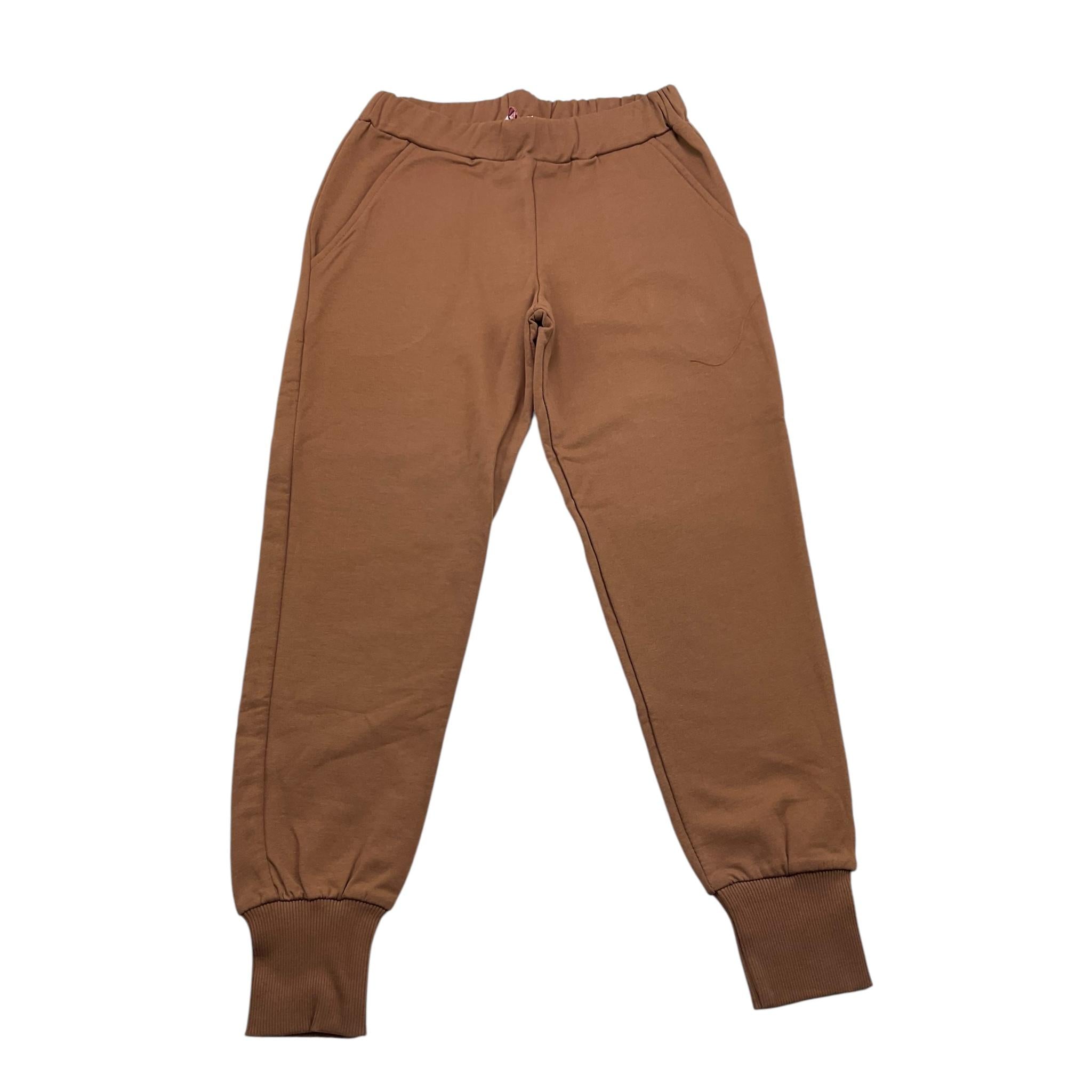 KONTATTO pantalone tuta tinta unita Marrone per Bambino 3341PF0019 MARRONE KONTATTO 