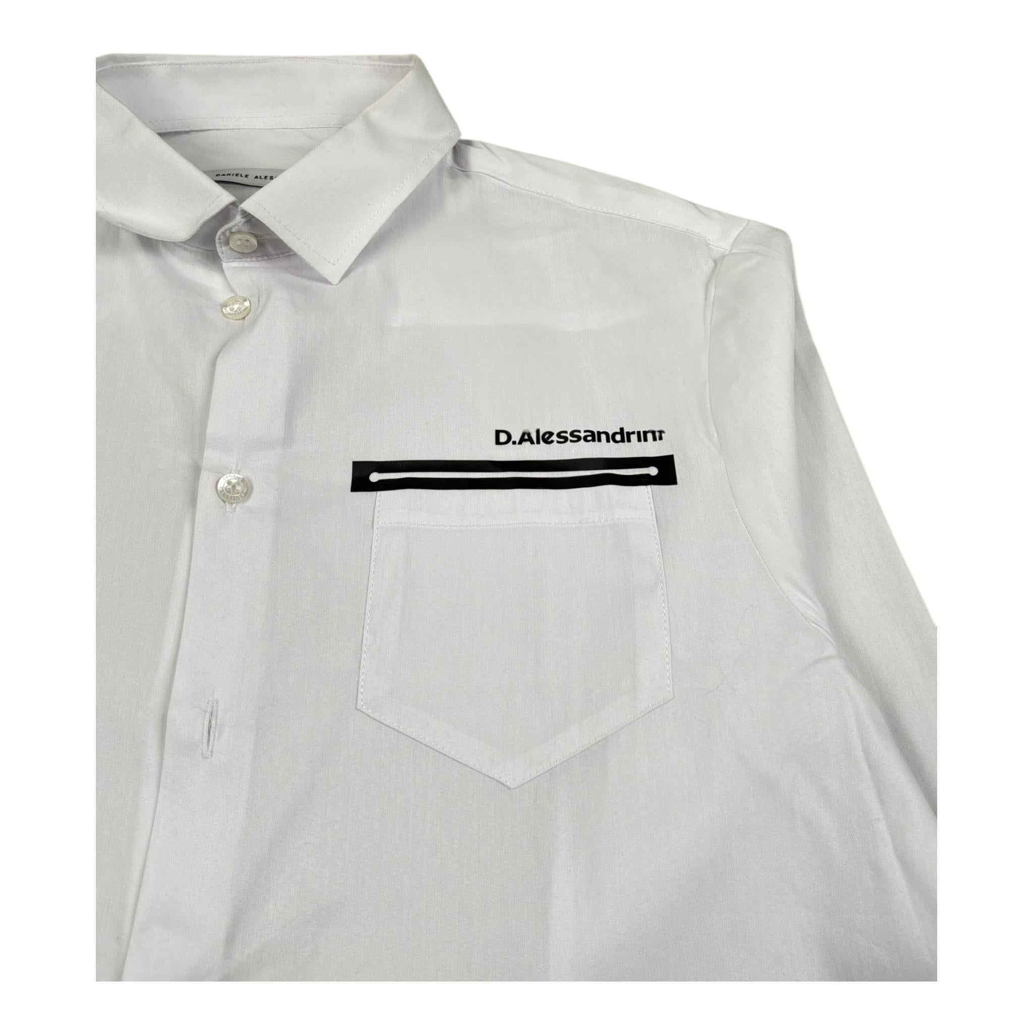 Daniele Alessandrini Camicia Manica Lunga Tinta Unita  per Bambino 1235C1041 BIANCO DANIELE ALESSANDRINI 