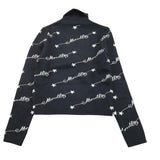 MARC ELLIS maglia collo alto tinta unita logata Nero per Bambina JMJSW00172 NERO MARC ELLIS 