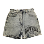 Dolce & Gabbana Short In Denim Tinta Unita con Stampa per Bambina L83Q25LDC30 AZZURRO DOLCE & GABBANA 