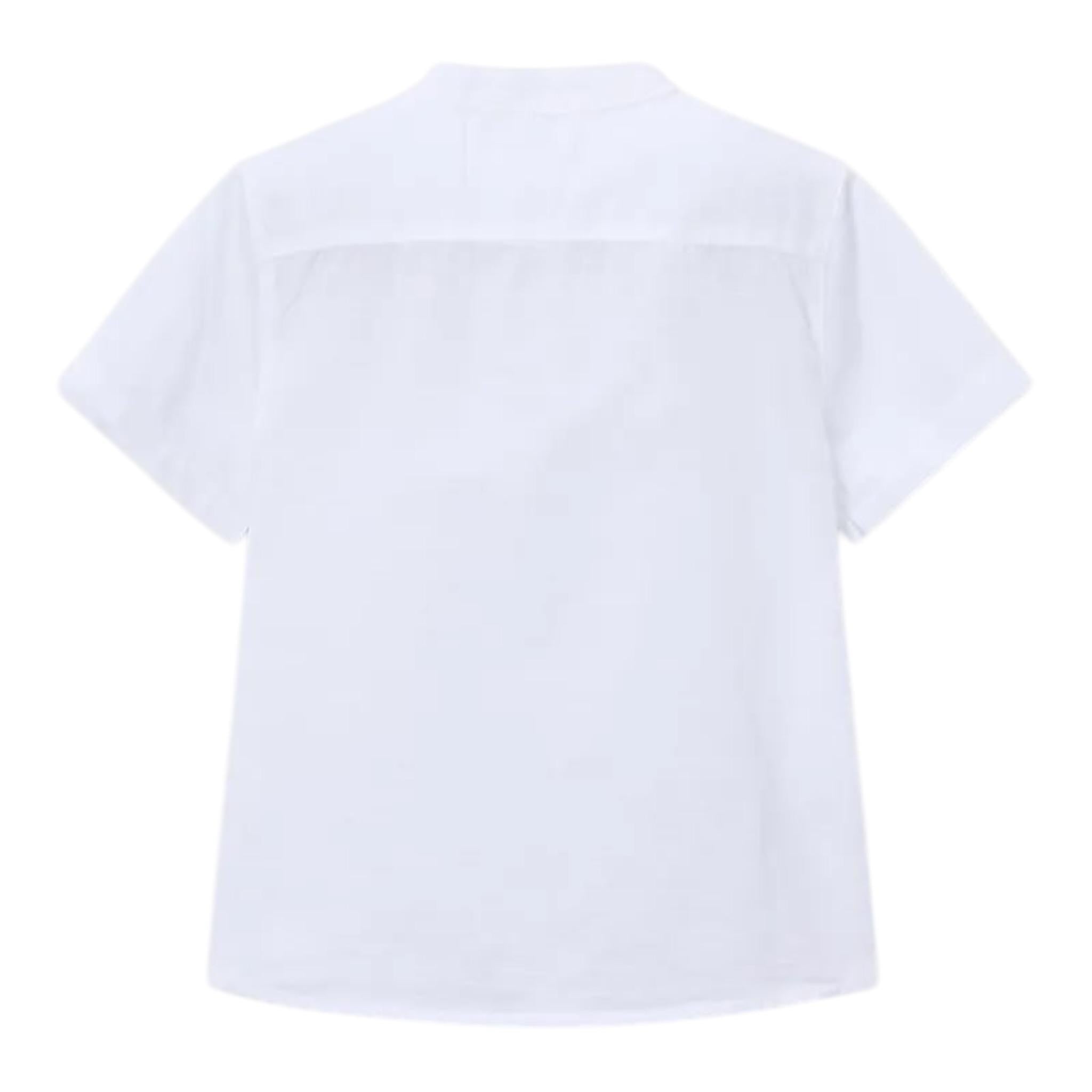 Mayoral Camicia Mezza Manica Tinta Unita per Bambino 3113 BIANCO MAYORAL 