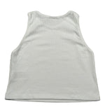 Disclaimer Top Giromanica Tinta Unita con Logo per Bambina 25EDK58502 BIANCO DISCLAIMER 