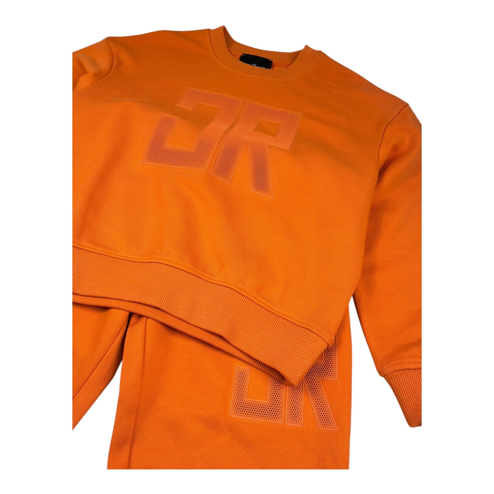 John Richmond Completo 2 Pezzi Felpa-Pantalone Tinta Unita per Bambino RBP26011CF ARANCIONE JOHN RICHMOND 