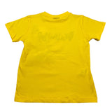 Disclaimer T-Shirt Girocollo Tinta Unita con Stampa per Bambino 25EDK585 GIALLO DISCLAIMER 