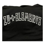 ZU+ELEMENTS felpa tinta unita con stampa e cappuccio Nero per Bambino ZU281 NERO ZU+ELEMENTS 
